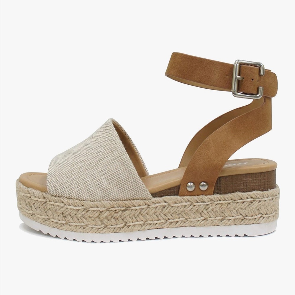 Soda Topic Platform Espadrille Sandals